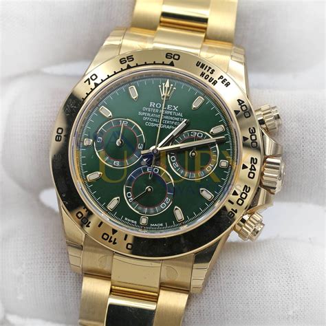 green face rolex daytona|18k gold rolex daytona.